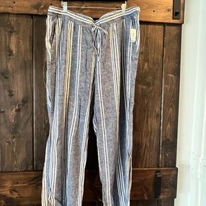Old Navy Linen wide leg pant